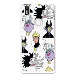Funda Para Bq Aquaris X5 Plus Oficial De Disney Villanas Patrón - Villanas Disney