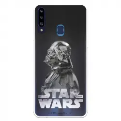 Funda Para Samsung Galaxy A20s Oficial De Star Wars Darth Vader Fondo Negro - Star Wars