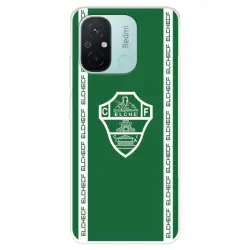 Funda Para Xiaomi Redmi 12c Del Elche Cf Escudo Fondo Verde - Licencia Oficial Elche Cf