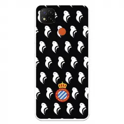 Funda Para Xiaomi Redmi 9c Del Rcd Espanyol Escudo Patron Fondo Negro Escudo Patron Fondo Negro - Licencia Oficial Rcd E
