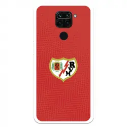 Funda Para Xiaomi Redmi Note 9 Del Rayo Vallecano Escudo Fondo Rojo - Licencia Oficial Rayo Vallecano
