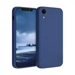 Icoveri Funda de Silicona Azul Compatible con iPhone XR