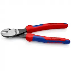 Knipex 74 02 200 Alicates de Corte Diagonal de Fuerza con Doble Mango 20cm