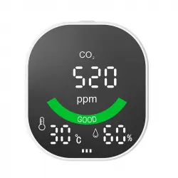 Leotec LEMCO202 Medidor de CO2 con Sensor NDIR