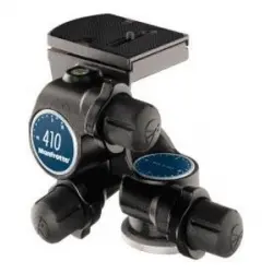 Manfrotto - Rótula de cremallera compacta 410 con zapata rápida 410PL