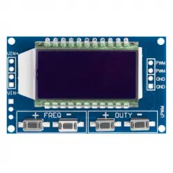 OcioDual Módulo Generador de Señal PWM Frecuencia Pulso 1-150KHz 3.3/30V Pantalla LCD