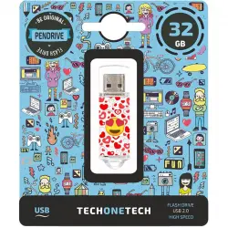 Tech One Tech Emojitech Heart-Eyes 32GB USB 2.0