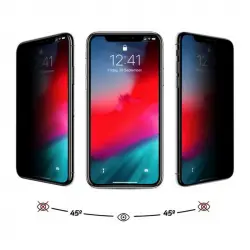 Unotec Protector Cristal Templado Privacidad para iPhone XS Max