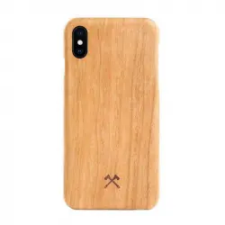 Woodcessories EcoCase Slim Funda de Madera Cerezo para iPhone X/XS