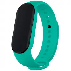 Cool Correa de Silicona Lisa para Xiaomi Mi Band 5 / 6 / 7 / Amazfit Band 5 Mint