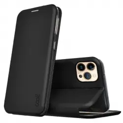 Cool Funda Flip Cover Elegance Negra para iPhone 13 Pro Max