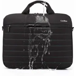 CoolBox Maletín Impermeable para Portátil 15.6" Negro