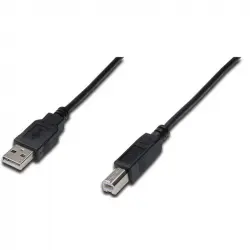 Digitus Cable de Conexión USB Tipo A-B 1m Negro