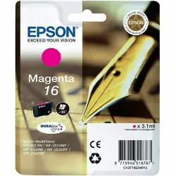 Epson 16 - Magenta para WorkForce WF-2010, WF-2510, WF-2520, WF-2530, WF-2540, WF-2630, WF-2650,