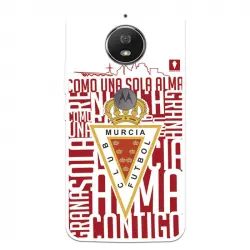 Funda Para Motorola Moto G5s Del Real Murcia Escudo Fondo Blanco - Licencia Oficial Real Murcia
