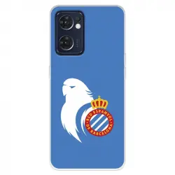 Funda Para Oppo Find X5 Lite Del Escudo Perico Licencia Oficial Rcd Espanyol