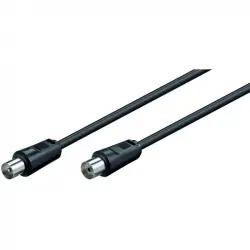 Goobay Cable Coaxial Antena 5m Negro