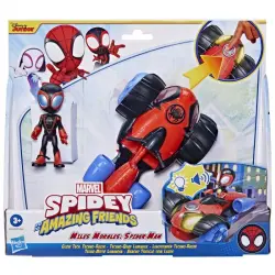 Hasbro Original Spidey y sus Increíbles Amigos Tecno Moto Luminosa