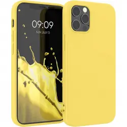Icoveri Funda de Silicona Amarilla para iPhone 14