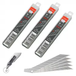 Pack De 30 Cuchillas De Recambio Acero Sk2+cr. De 9mm / 30º Cutter Sdi Ingenuity