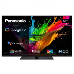 Panasonic - TV OLED 139 cm (55'') Panasonic TX-55MZ800E 4K HDR, Procesador HCX Pro AI, Dolby Vision IQ, HDR10, Pie rectangular fijo (Reacondicionado grado A).