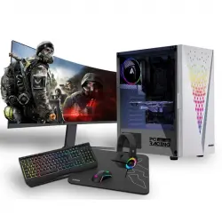 PC Racing Gaming AMD Ryzen 5 3600/16GB/1TB SSD/RX 6650 XT + Monitor 29" FullHD + Combo Gaming