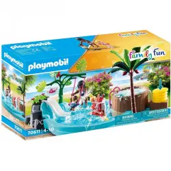Playmobil Family Fun: Piscina Infantil con Bañera Hidromasaje