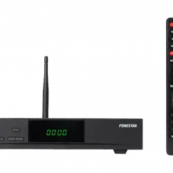 Receptor TDT y satélite - Fonestar RDS-585WHD, Full HD, DVB-S2 (TDT2), PVR, WiFi, HDMI, RCA, USB, Negro