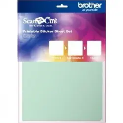 Set De Hojas De Adhesivo Imprimible Art. No. Capss1 Para Brother Scancut Cm840 Cm600 Cm900