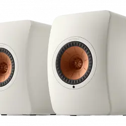 Sistema de audio inalámbrico - KEF LS50 Wireless II, Set 2, 2x 360 W, Wi-Fi, Uni-Q 1”-5.25”, Blanco Mineral