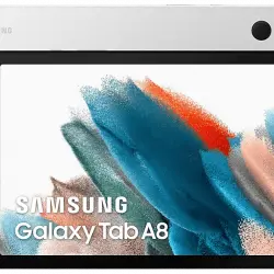 Tablet - Samsung Galaxy Tab A8, 32 GB eMMC, Plata, WiFi, 10.5" WUXGA, 3 RAM, Unisoc T618, Android 11