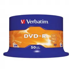 Verbatim DVD-R 16x 4.7 GB Bobina 50 Unds