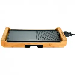 7H Dayron Plancha de Asar 1800W Bambú/Negro