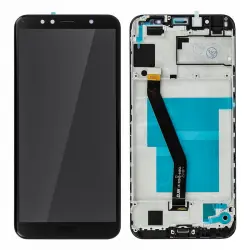 Clappio Repuesto Pantalla LCD/Táctil Negra para Honor 7A