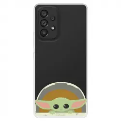 Funda Para Samsung Galaxy A53 5g Oficial De Star Wars Baby Yoda Sonrisas - The Mandalorian