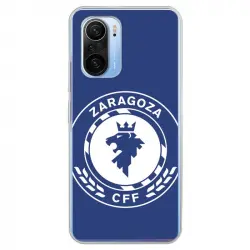 Funda Para Xiaomi Poco F3 Del Zaragoza Cf Femenino Escudo Grande Fondo Azul - Licencia Oficial Zaragoza Cf Femenino