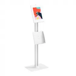 Kimex Soporte Universal para Tablets Apple/Samsung 9.7"-11" con Portafolletos Blanco