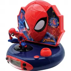 Lexibook Spider Man en 3D Reloj Despertador Proyector