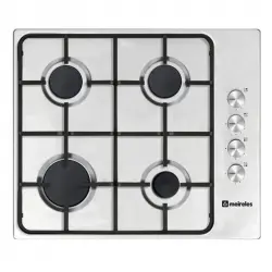 Meireles MG 3640 X NAT Placa de Gaz 4 Zonas 60cm Acero Inoxidable