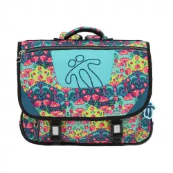 Mochila Escolar Tijeras Azul