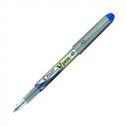 Pilot V-Pen Caja 12 Plumas Desechables 0.4mm Azul