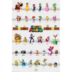 Pyramid Maxi Póster Super Mario Desfile de Personajes 91.5x61cm