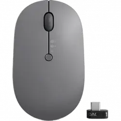 Ratón inalámbrico - USB Lenovo Go, Inalámbrico, 2400 DPI, Gris