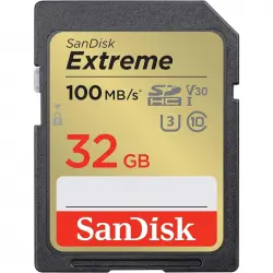 SanDisk Extreme SDXC 32GB UHS-I V30 Clase 10