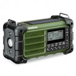 Sangean - Radio De Emergencia Recargable MMR99 Forest Green
