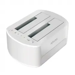 Aisens ASDS-D02W Docking Station para Discos Duros 2.5"/3.5" Blanca