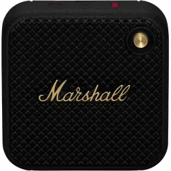 Altavoz inalámbrico - Marshall Willen, 10 W, Autonomía 15 h, Bluetooth, USB, IP67, 82 dB, Negro