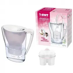 BWT Penguin Electrónica Jarra Filtradora de Agua con Magnesio 2.7L Blanco