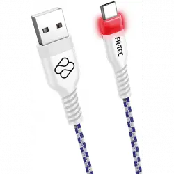 Cable USB - FR-TEC USB-C, Para PS5, 3 m, Blanco