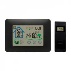 Denver WS-520 Estación Meteorológica con Reloj Negro